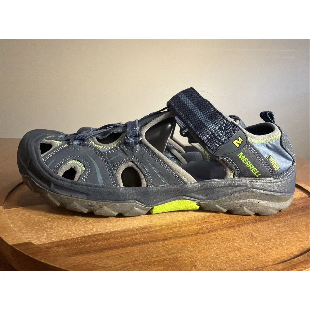 Merrell Hydro Hiker Sandal Youth Size 6 Navy Blue Fisherman Trail Shoes MY53375